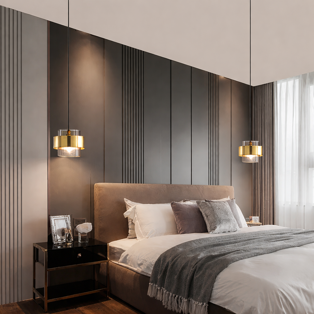 Suspension LED Verre Soufflé