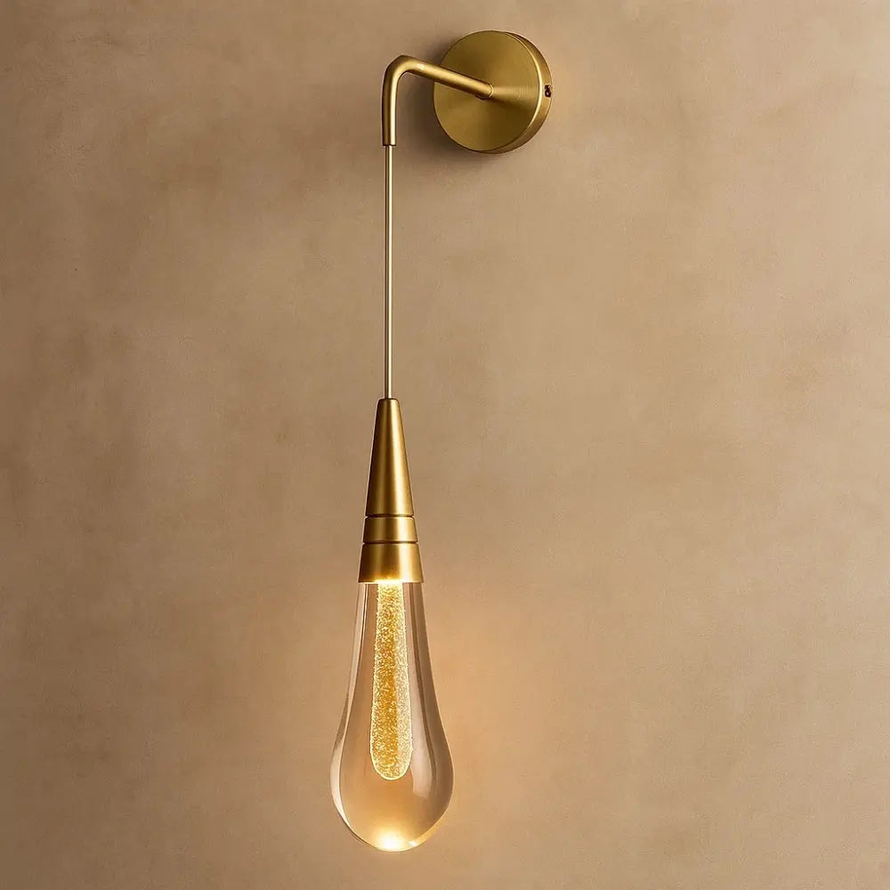 Applique Murale – Goutte Lumineuse Moderne | Aurelia