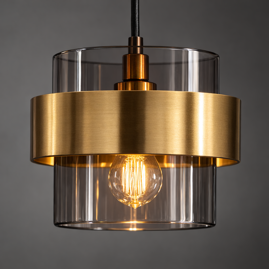 Suspension LED Verre Soufflé