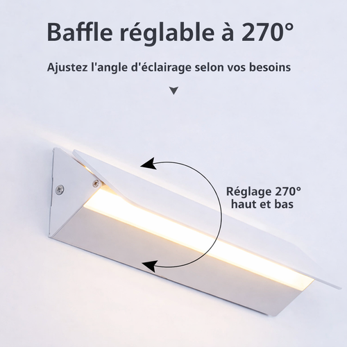 Applique LED Aluminium Orientable - Moderne