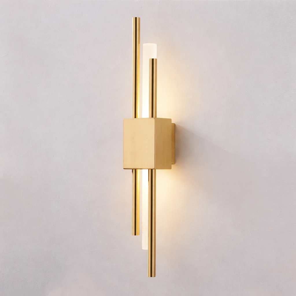 Applique LED Aluminium Verre Teinté - Moderne