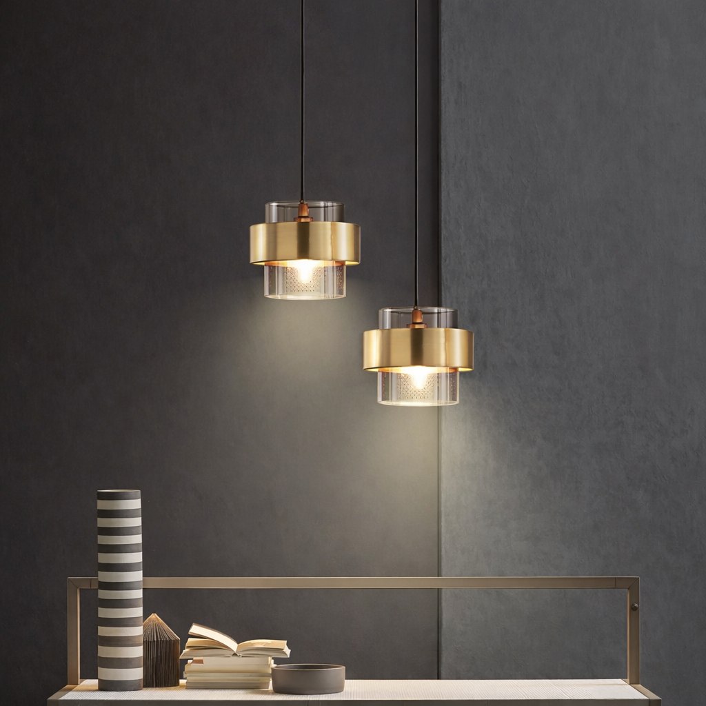 Suspension LED Verre Soufflé