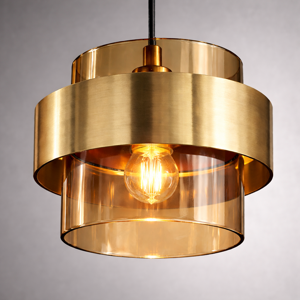 Suspension LED Verre Soufflé