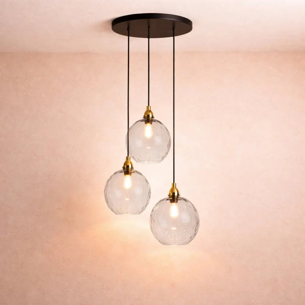 Suspension Sphères Colorées - Cascade Lumineuse | Velmora