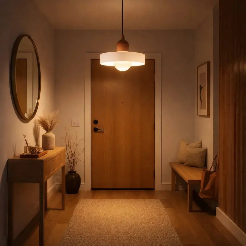 Suspension Globe Opalin - Équilibre Japandi