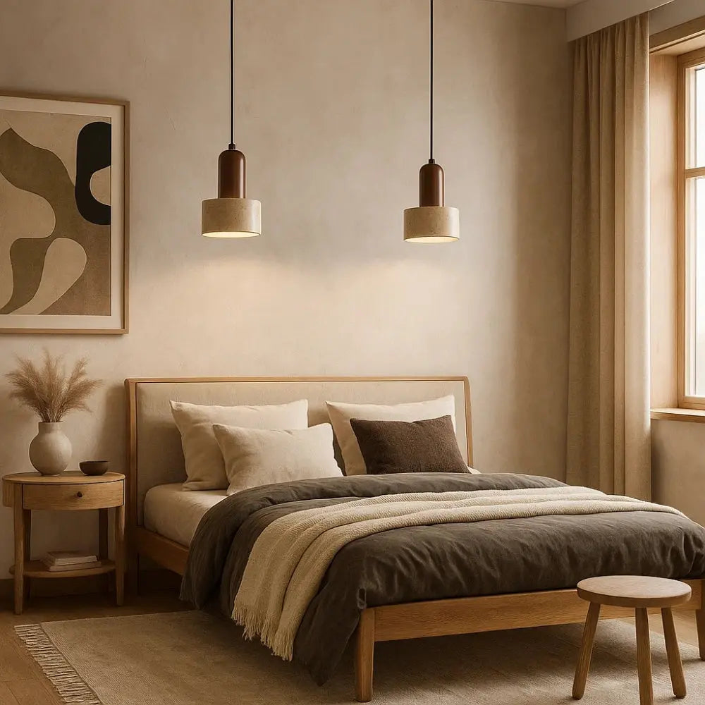 Suspension Travertin – Essence Minérale | Caldera